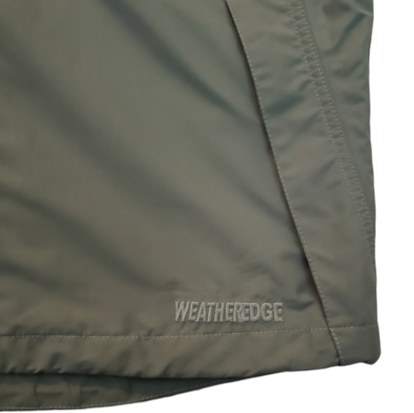 Eddie Bauer WeatherEdge Green Hooded Rain Parka Jacket Coat - Picture 6 of 8